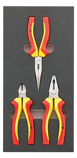 fortis-Werkzeugmodul 1/3 - 3-teilig, Zangen VDE