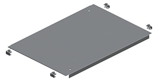 Bodenblech B1200x T400mm Metall
