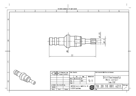 HART LWL-Kontakt 20100014211 20100014211 