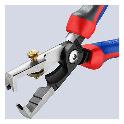 Abisolierzange isol 0-10qmm 2Komp m.Drahtschneid Mit Drahtschneider