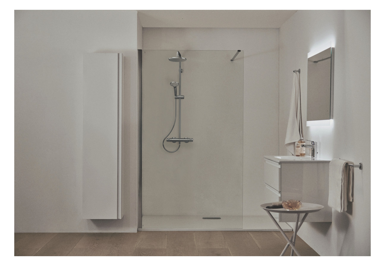 Ideal-Standard Waschtisch-Einhebelmischer CeraFlex mit Metall-Ablaufgarnitur, Ausladung 101mm, chrom