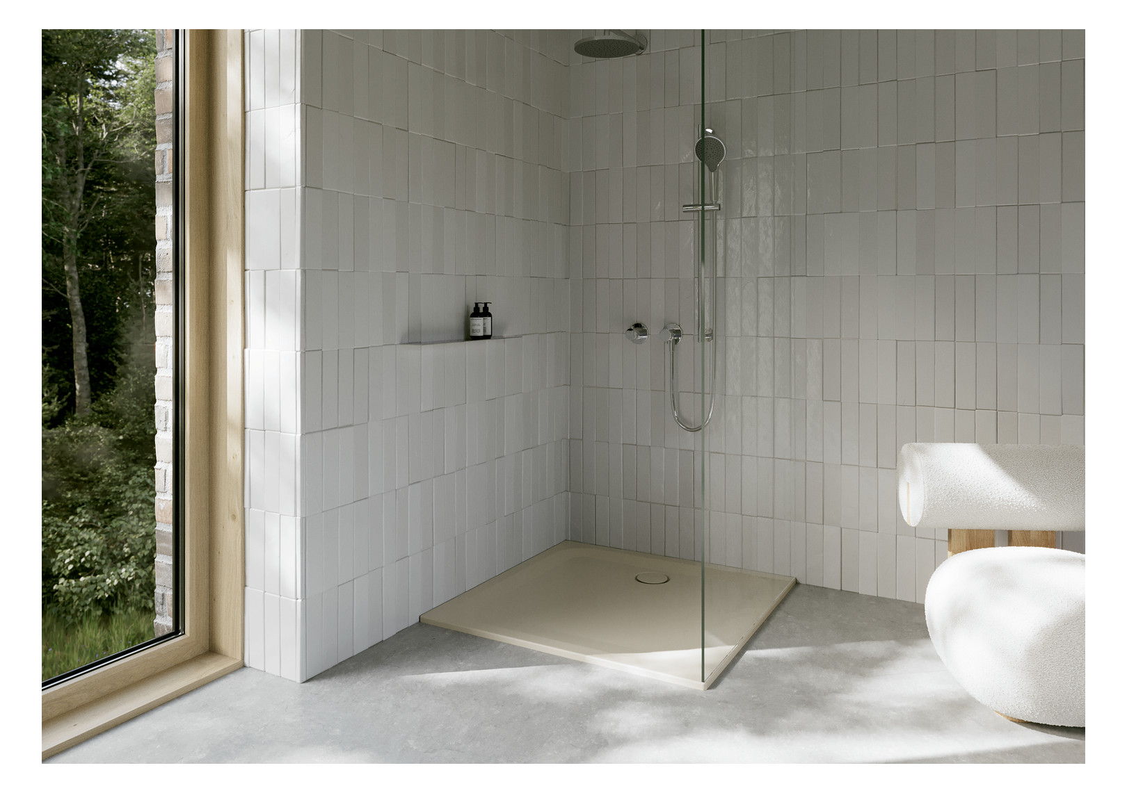 Duschwanne BetteUltra 5940 100x100x2,5cm, jasmin
