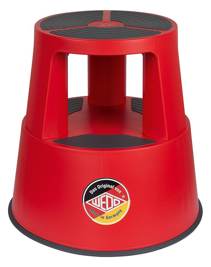 Bild Rollhocker Super Step Kunststoff, rot - WEDO-0
