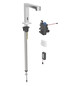 Geberit Infrarot-Waschtisch-Armatur Brenta mit Thermostatmischer, Standmontage, Batteriebetrieb, UP-Funktionsbox, hochglanz-verchromt