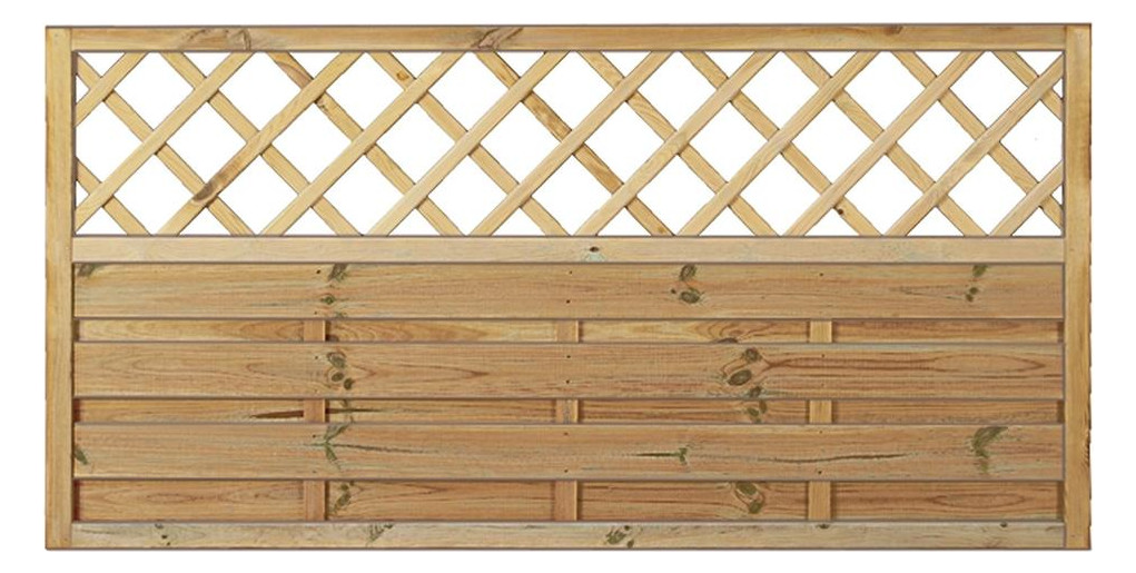Bild Maxi-Massiv Ranki Rahmen 45/45 mm Lamellen geriffelt & geschraubt 180x90cm kdi g - n.a.-0