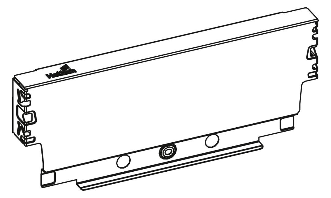 Bild Stahlrückwand ArciTech, 94 x 600 mm, weiß - Hettich-1