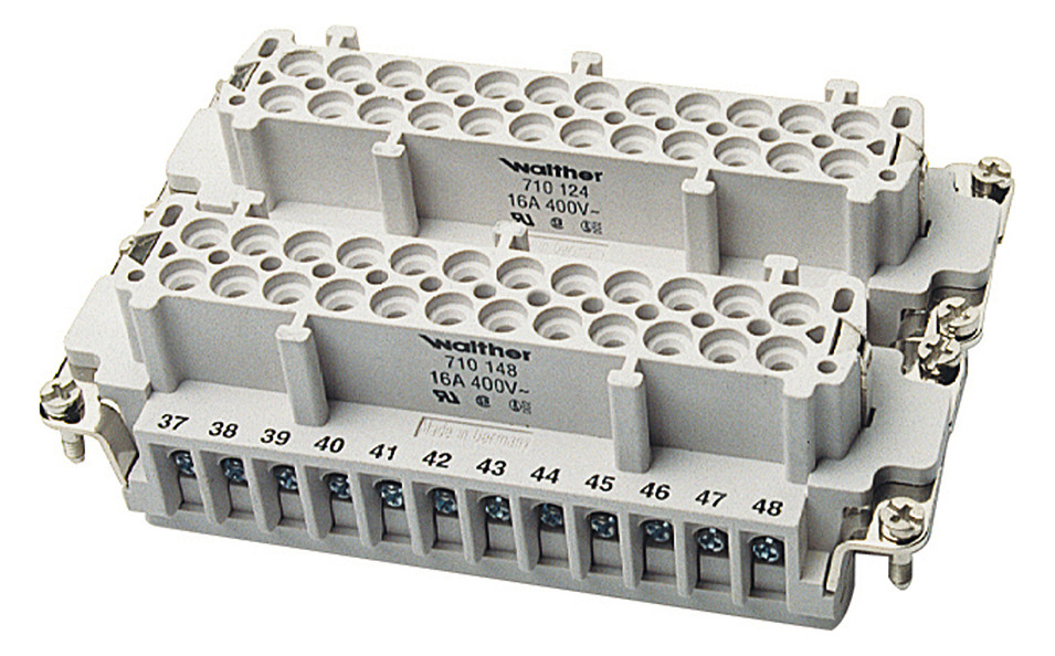 Kontakteinsatz Buchse 48p Schraub 16A 500V 0,5-2,5qmm