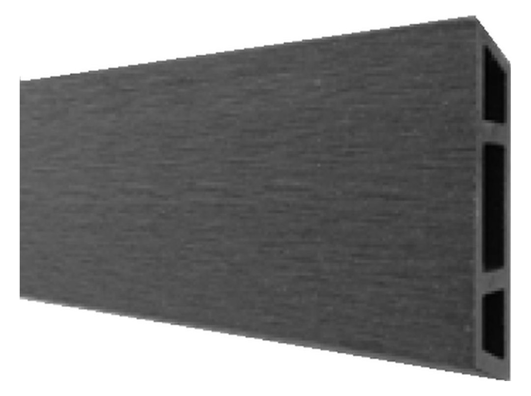 Bild HANÖ-Serie ANTHRAZIT 21 Lamellen BPC-Rho mbus-Steckzaun 20 x 75/68 x 1793 mm - n.a.-1