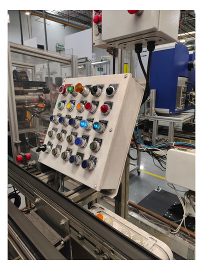 Steuerschalter 4stuf IP66 4richt 10A Ø31mm 80mm Mit Rückzug in Nullstellung