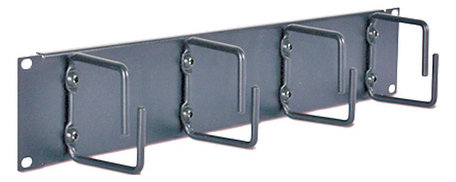 Kabelrangierbügel Metall 482,6mm B445mm 2HE sw