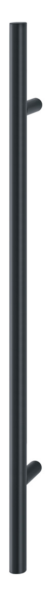 Bild HOPPE Stoßgriff E5011, BA 700mm, L 1.000mm, Durchmesser 30mm, verdeckt verschraubt, schwarz matt-0