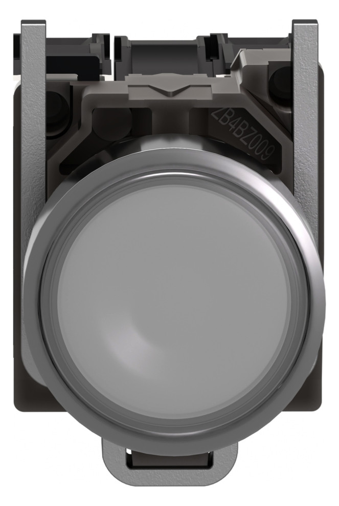 Drucktaster 1f ws rnd Ø22,5mm 1S 1Ö IP66 fl Geeignet für Beleuchtung Tastend