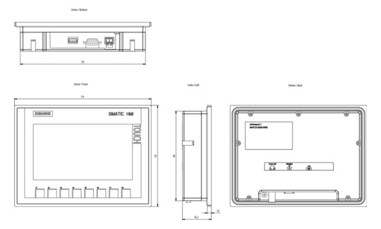 Siemens 6AV21232GA030AX0 SIMATIC KTP700 
