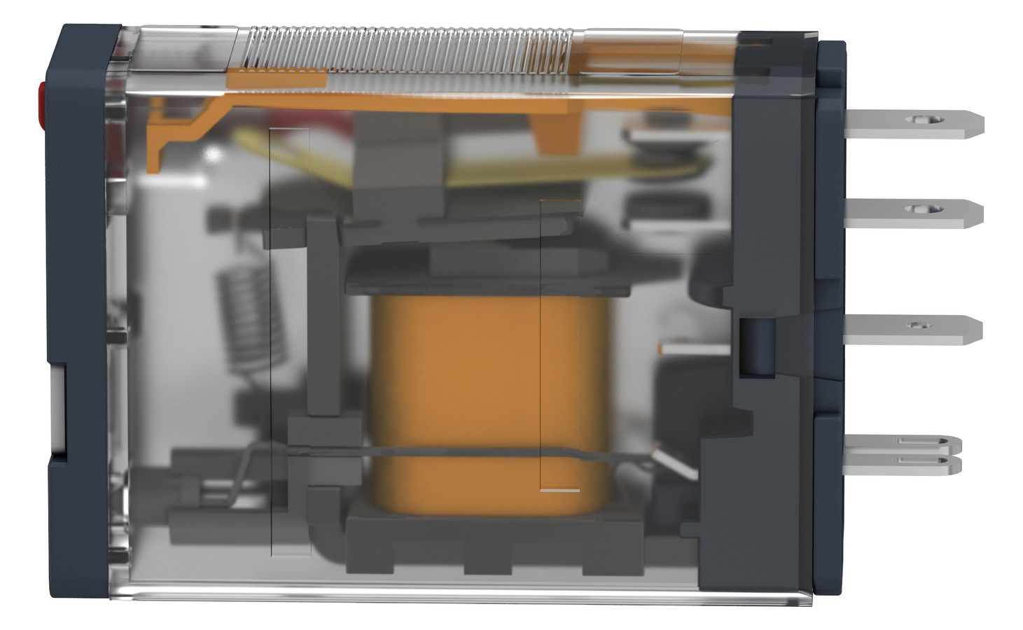 Schaltrelais 120V/AC 1W IP40 14x27x50mm Steckanschl