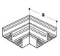 Flachwinkel GEB-K UT 68x210mm Kst lgr unbeh RAL7035