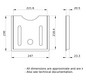 Schaltplanhalter Kst 650mm transp selbstkleb Befestigung selbstklebend
