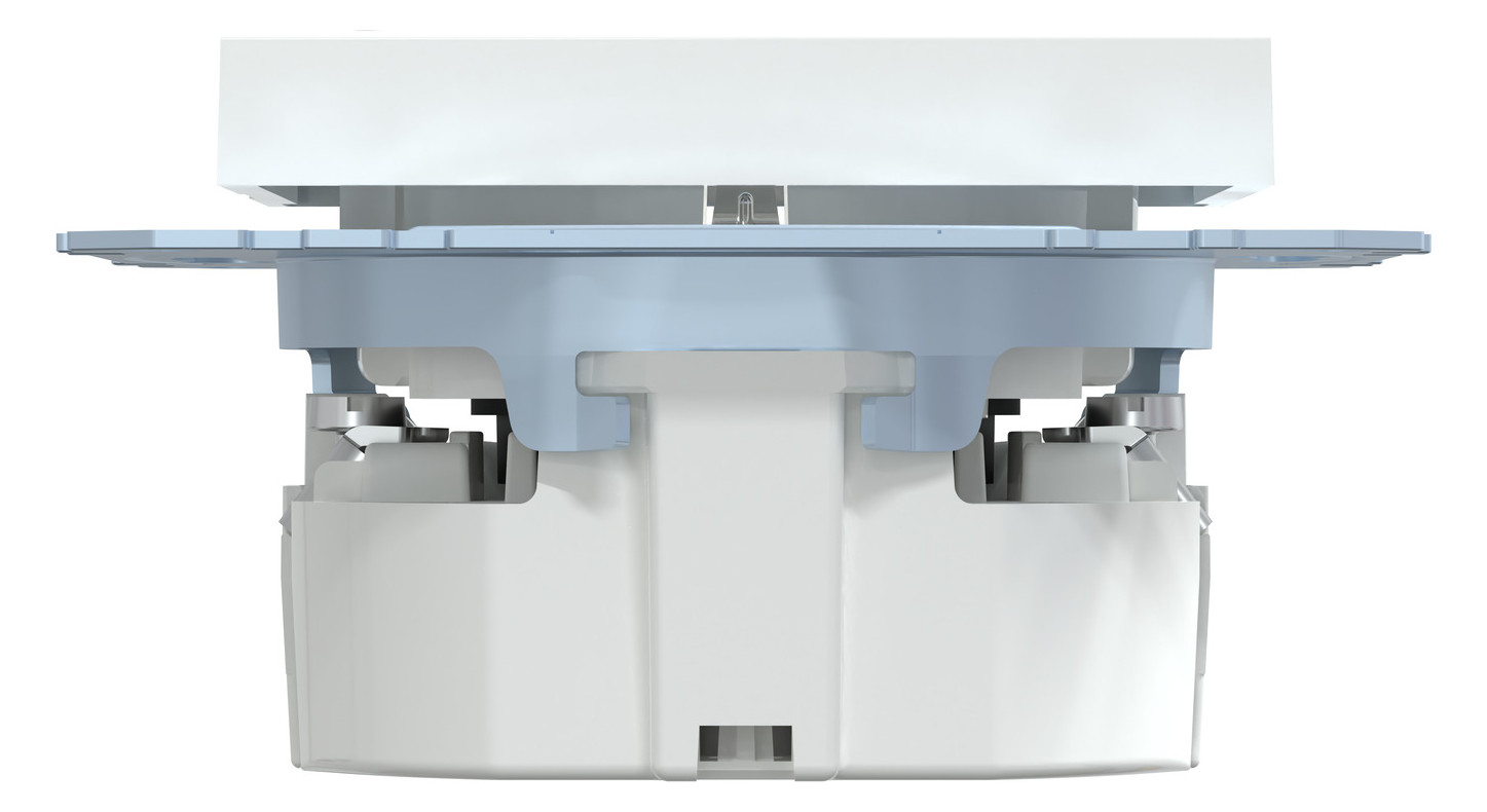 Steckdose 1f akws glz System M UP m.BS IP20 aktivweiß