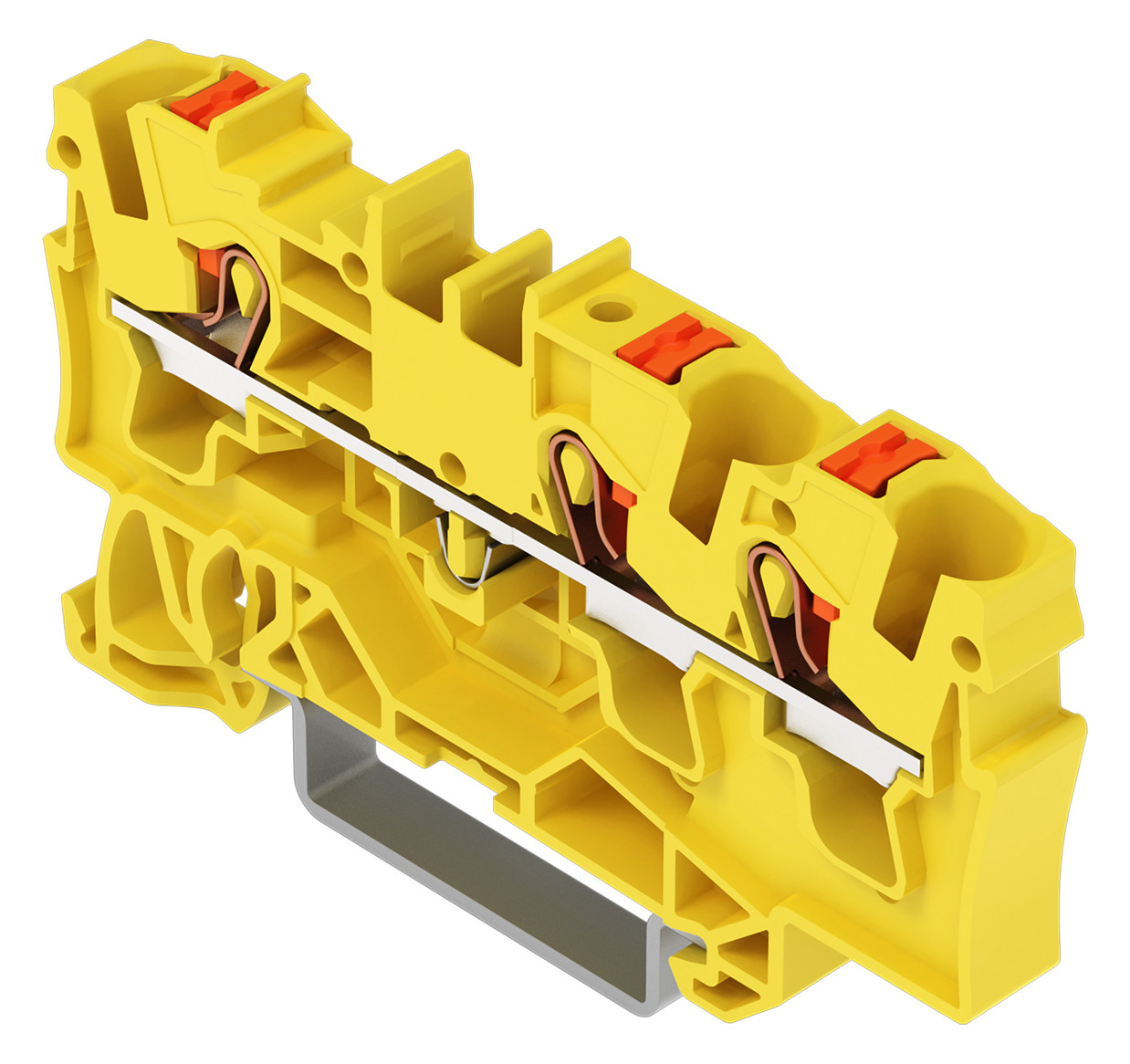 Reihenklemme 0,5-6qmm 1Etage 3kl ge 32A TS35 Hutschiene TH35