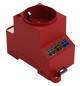 Steckdose REG 250V/AC 16A m.KontrLeuchte 2,5TE Mit Kontroll-Leuchte 84,7mm IP20