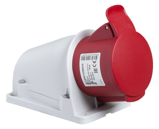 Wandsteckdose 5p Acti9 16A 400-415V IP44