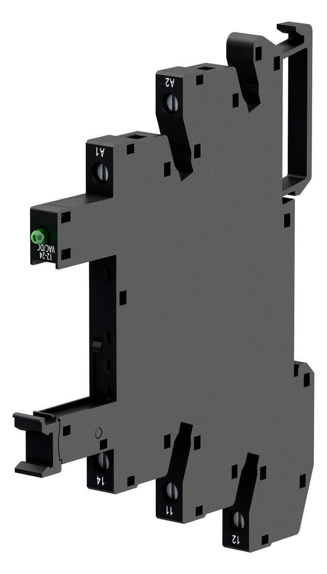 Relaissockel Schraub TS35 5Pins 6,2x78,6x95mm Hutschiene TH35