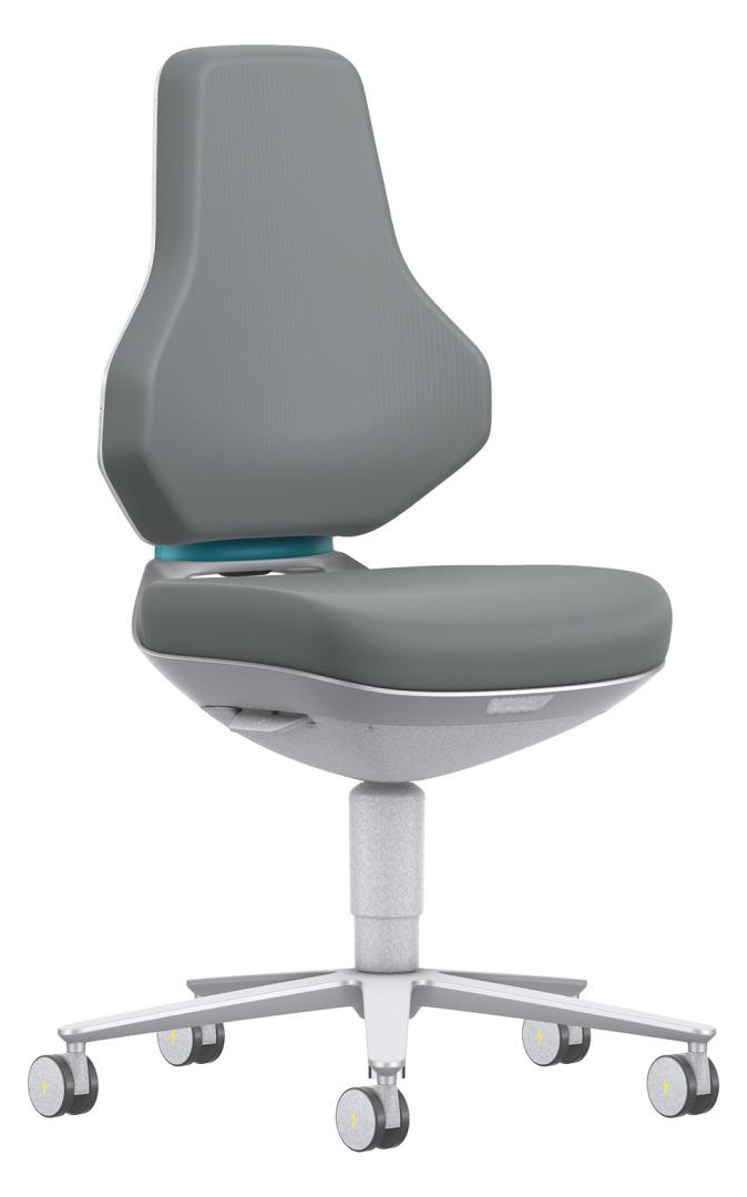 Bild Bimos Arbeitsstuhl Texon 2 weiß-meliert ESD Sitzhöhe 450-620 mm-2