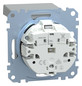 Steckdose 1f alu mt System M UP Klappd IP20