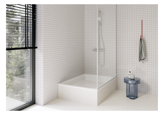 Duschwanne BetteQuinta 105x75x15cm, Antirutsch Sense, weiß