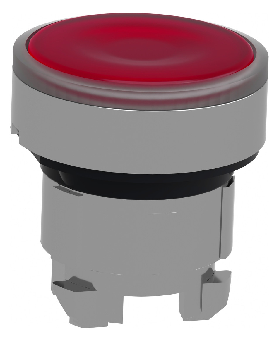 Drucktaster Front 1f rt bel.b Ø22,5mm rnd Geeignet für Beleuchtung IP66