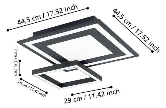EGLO Wand und Deckenleuchte       900025 