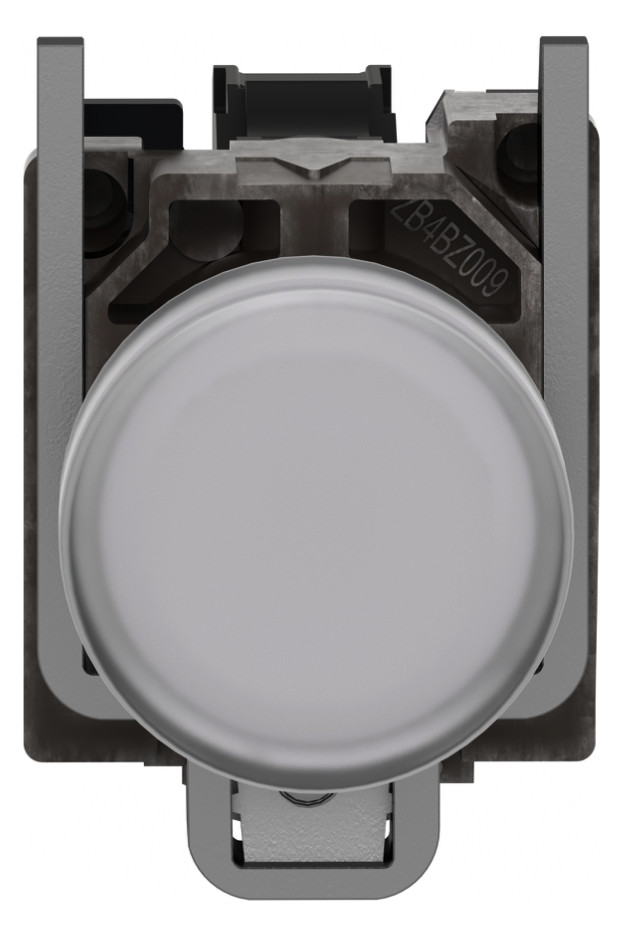 Leuchtmelder komplett 1f LED UC rnd fl Ø22,5mm ws IP65