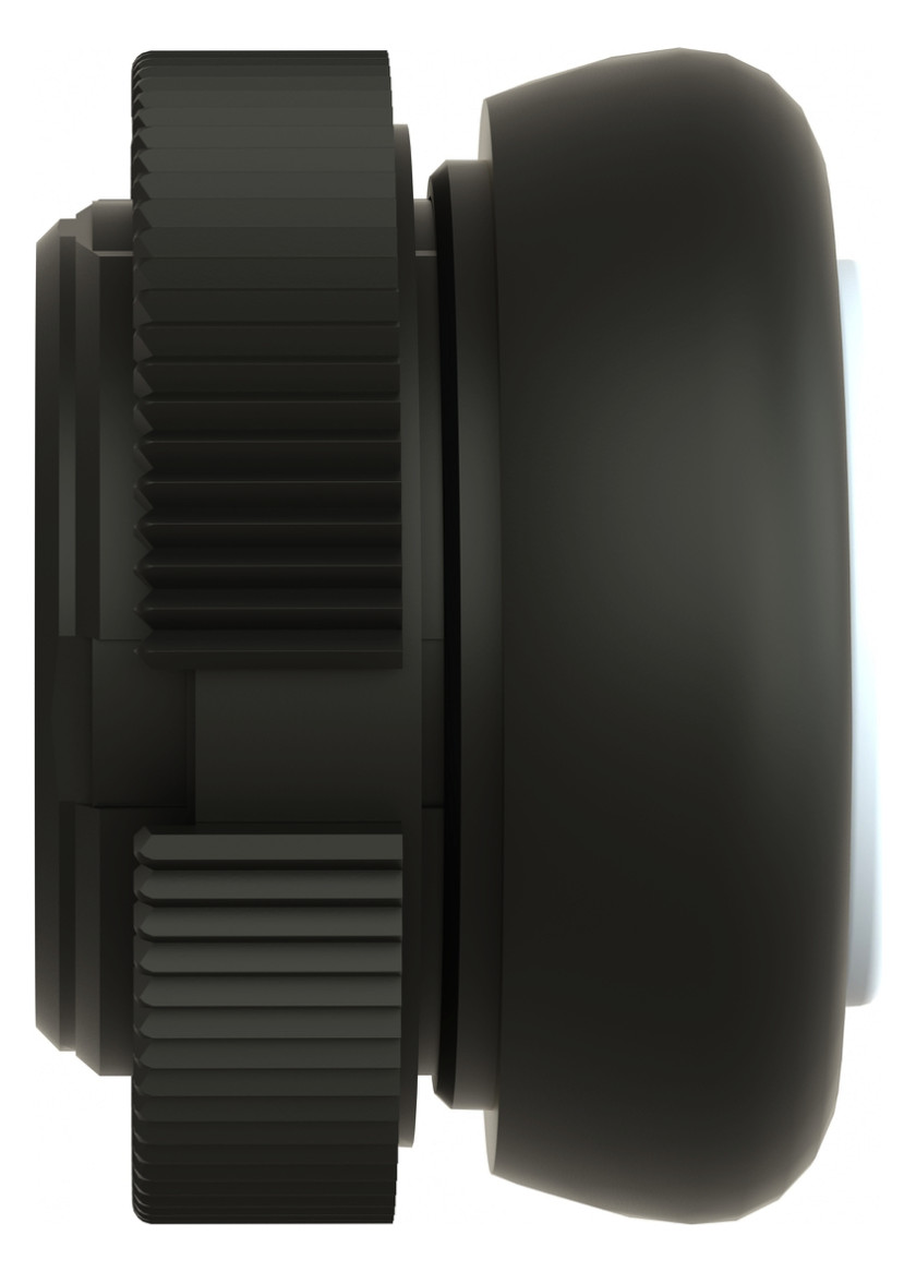 Drucktaster Front 1f ws Ø22,5mm rnd IP65 Tastend