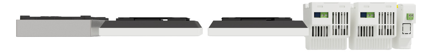 Video-Türsprechset 2Draht 2xTeiln AP/AP ws ws 1LS Aufputz/Aufputz