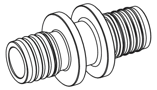 TECE Kupplung TECEflex 16 x 16 mm, Messing