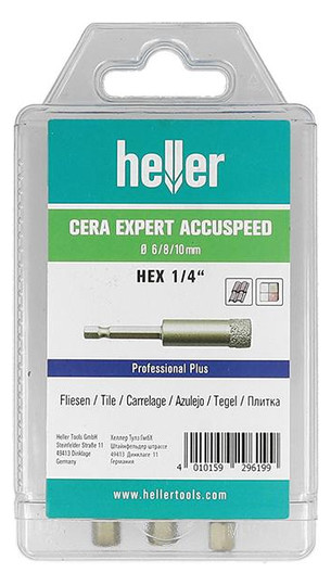 heller-Diamantbohrer-Satz CERA EXPERT Akkuspeed -...