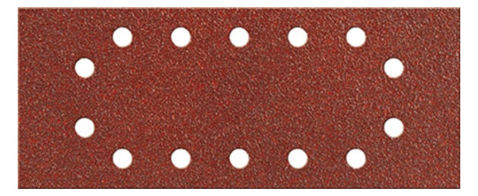 fortis-Schleifpapier, Korund - 115x280mm, 14-Loch, K40...