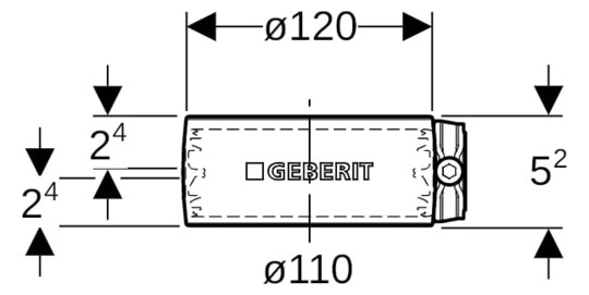 Geberit Spannverbinder Silent db20 DN 100, Edelstahl
