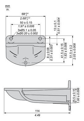 Signalsäulenelement Fuß Metall sw
