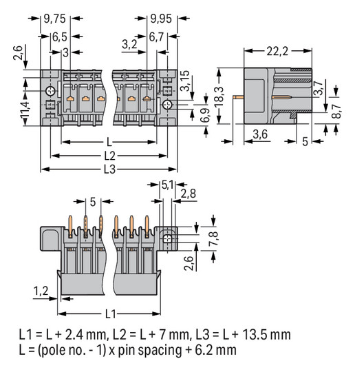 Platinenstecker Stift 12p Serie 769 gr 1re 5mm Zinn Löt 1,5mm frei