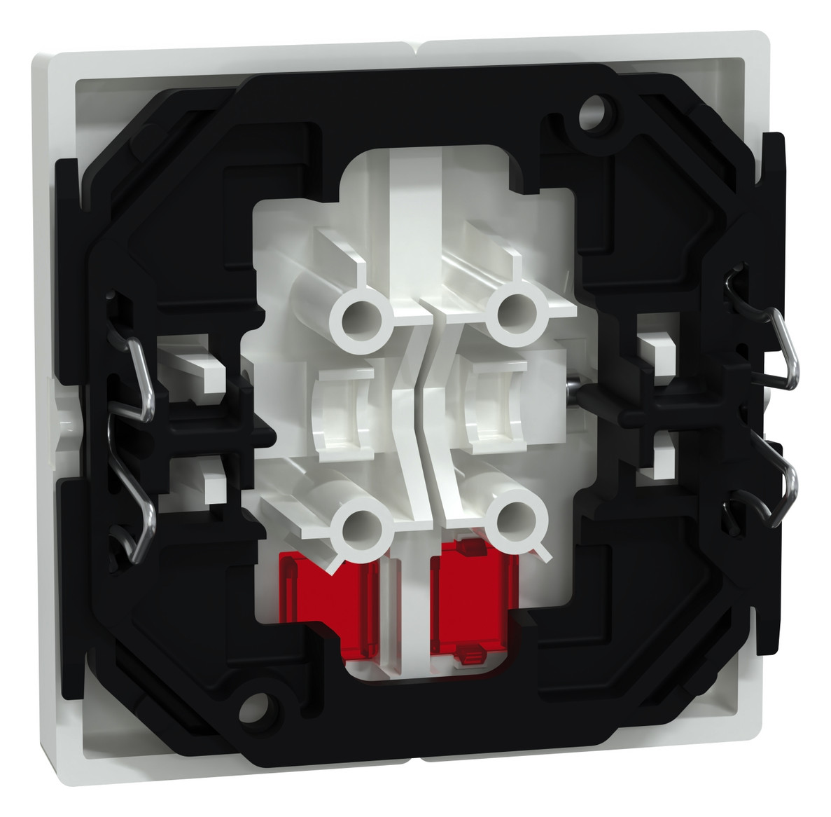 Wippe Serien Schalter System M akws glz aktivweiß Kontrollfenster/Lichtauslass