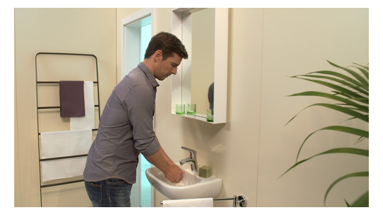 hansgrohe Waschtisch-Einhebelmischer Focus 70 mit Zugstangen-Ablaufgarnitur, chrom