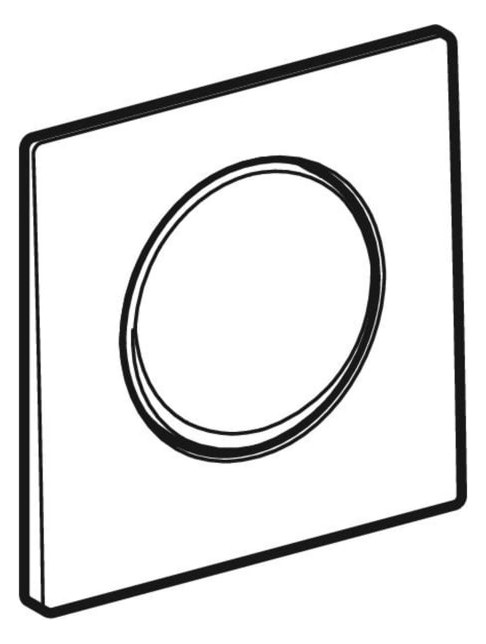 GE Mambo BetPl. für UR-Strg. mit pneumatischer Sp-Ausl., gebürster