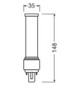 Ledvance DULUX LED D18 EM & AC MAINS V 