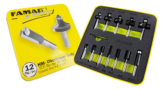 FAMAG-HM-Handoberfräser-Satz Classic-Line mit...