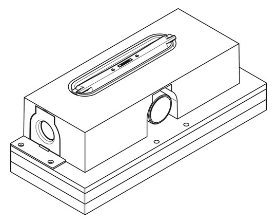 hansgrohe uBox universal Ablaufgehäuse DN 50, für Standardinstallation
