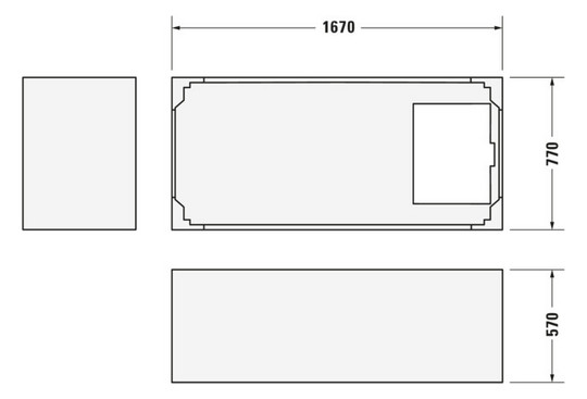 Duravit Wannenträger für Badewanne 700336