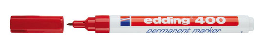 edding-Permanentmarker Nr.400, rot - ca.1 mm