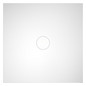 Bette Duschfliese BetteAir 1200 x 1200 mm, ebano, Rechteck, glasierter Titan-Stahl
