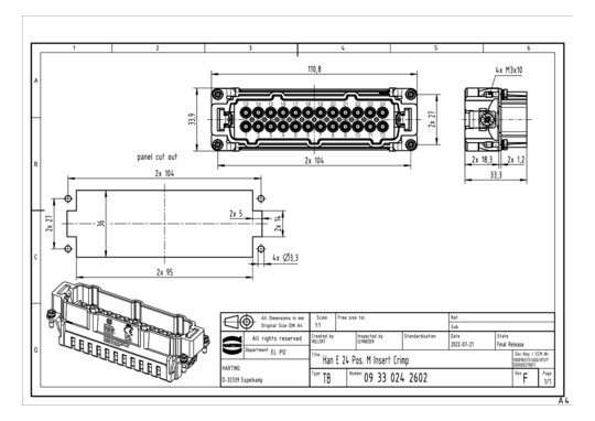 HART Stifteinsatz Han E      09330242602 