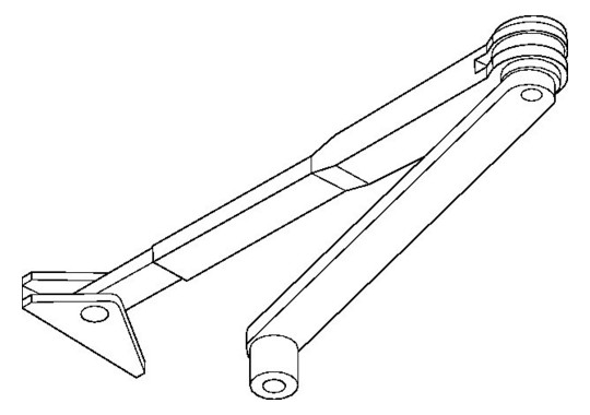 GEZE Feststellgestänge TS1500 K   101815 